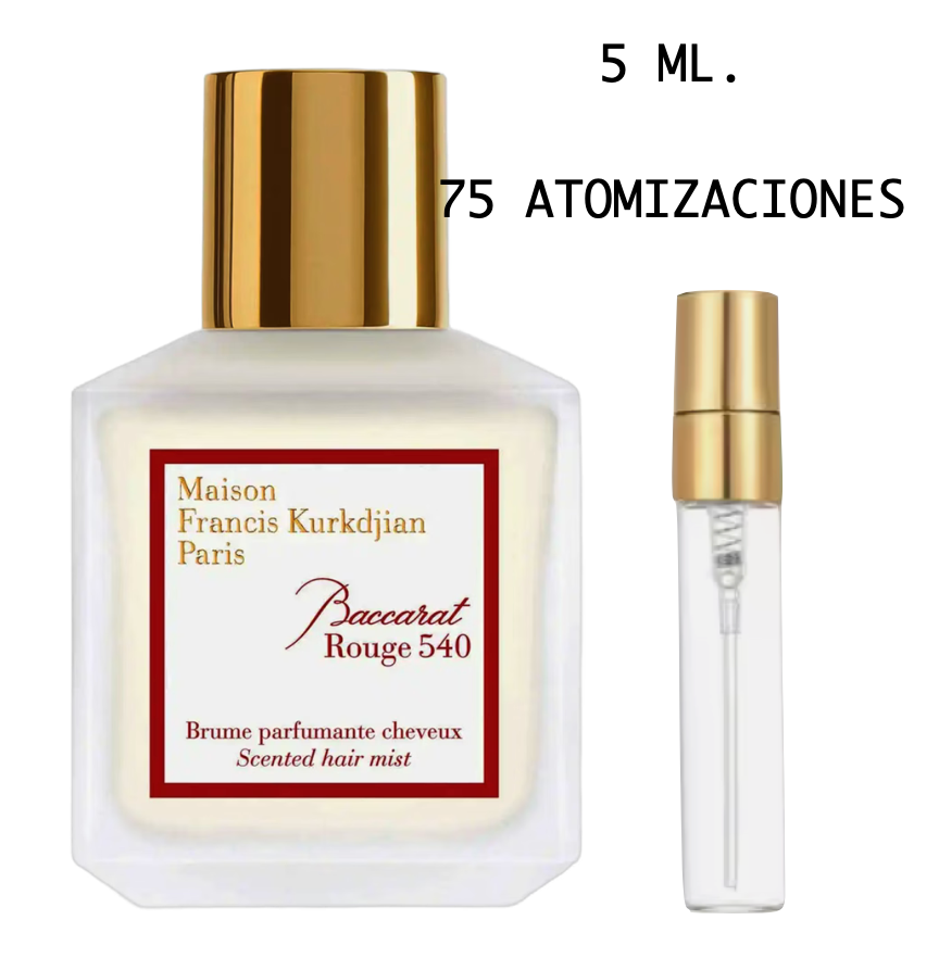 Baccarat Rouge 540 Scented Hair Mist Maison Francis Kurkdjian